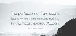 The importance of tawheed (Islamic monotheism) towards societal reformation.